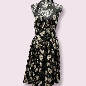 Sugar Skull halter Dress